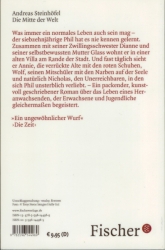 Andreas Steinhöfel - Die Mitte der Welt Rückcover: Andreas Steinhöfel - Die Mitte der Welt