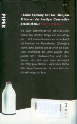 Sacha Sperling - Ich dich auch nicht Rückcover Sacha Sperling - Ich dich auch nicht